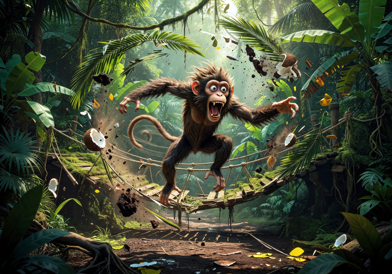 Crazy Monkey Game Artwork